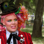 pink alice in wonderland