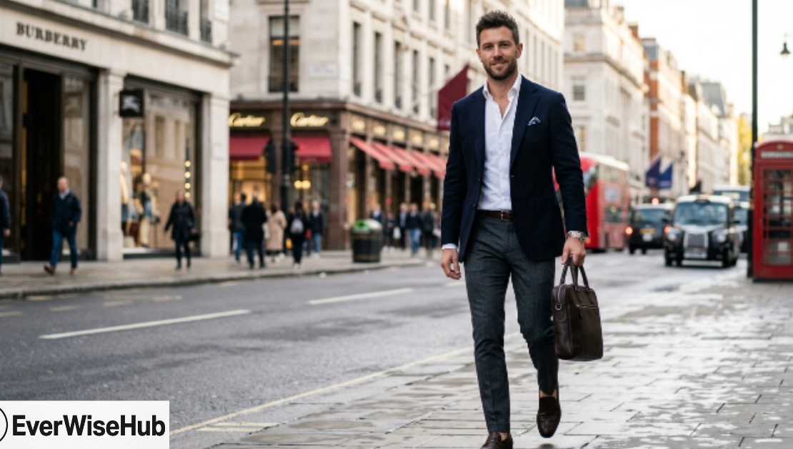 how to style blazer men UK