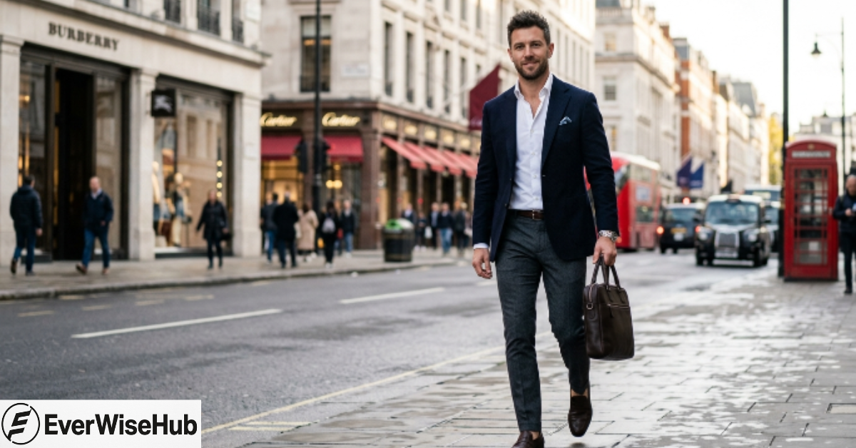 how to style blazer men UK