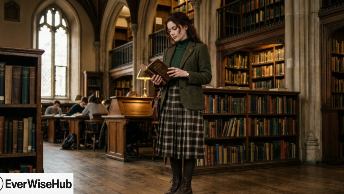 dark academia fashion UK women