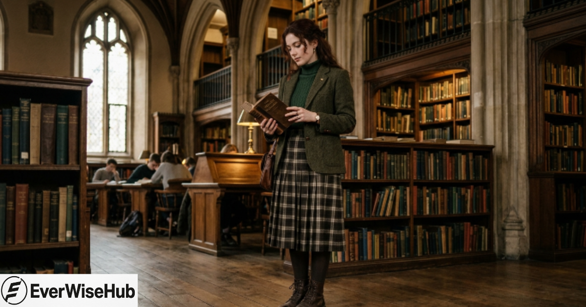 dark academia fashion UK women