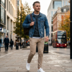 how to style denim jacket men