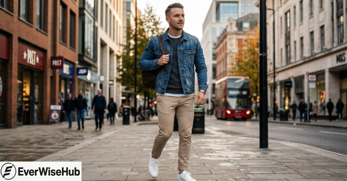 how to style denim jacket men